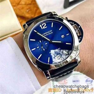 Paneraiss Automatic Men Watches Paneraiss Mens 시계 Luminor 시리즈 대형 다이얼 유행 패션 방수 손목 시계 스테인리스 스틸 자동 고품질 WNH