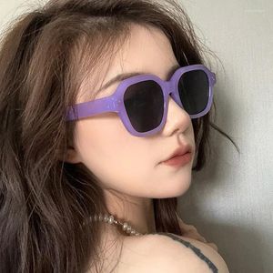 Sunglasses Korean Style Woman Square Shape UV Protection Women Sun Glasses Y2K Stylish Outdoor