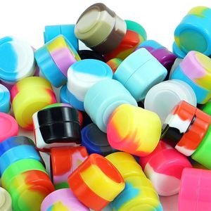 Storage Bottles 50 PCS 2 ML Silicone Wax Containers Multi Use Jars Oil Concentrate For Home Kitchen Travel