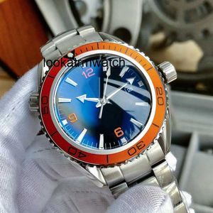 Orologio da uomo RLX Orologi Stili di orologi di lusso Designer Orologi da uomo Ocean Style 42mm Orange Master 8900 Automatico Vetro zaffiro Modello classico pieghevole