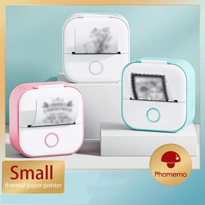 Mini Printer Portable Thermal Stickers Paper Bluetooth-compatible Wireless Pocket Home Picture Impresora Label Sticker