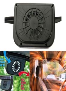 New Solar Powered Car Window Windshield Auto Air Vent Cooling Fan Cooler Radiator Air Conditioner Ventilation Gills Cooler8158829