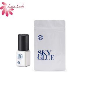 5 şişe Sky Glue s Plus Tip Siyah Kapak Orijinal Kore Yapıştırıcı Koşe Kash Uzantıları için 5ml Güzellik Mağazası Kalıcı Makyaj Araçları