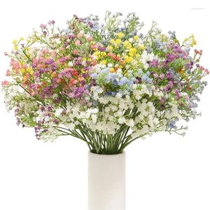Kwiaty dekoracyjne sztuczne gwiaździste bukiet Kwiatowy zestaw Bukiet używany do dekoracji domu na przyjęciu weselnym