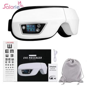 Massager Eye Smart Air Bag Vibration Care Instrumen Ogrzewanie Bluetooth Muzyka łagodzi zmęczenie, a ciemne kółka Zmarszczenie Usuń 240322