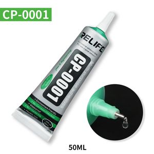 RELIFE 50ML 15ML CP-0001 CP-0002 Transparent Adhesive Clear Liquid Glue Black For Phone Frame LCD Screen Back Cover Repair