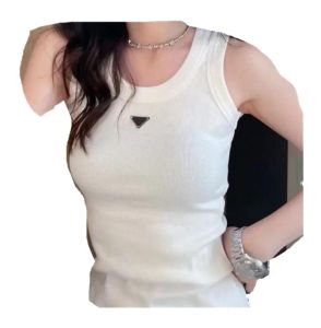 Hot 2024 Womens T Shirts Sleeveless Woman Fashion Vests Summer Tanks Camis Tees Vest Short Shirt Ice Silk Tops