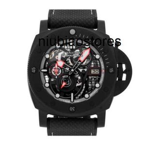 Designer Mens Watch Submersible Auto 47mm Carbotech Strap Date 1240 Luxury Full Stainless Steel Waterproof Wristwatches High Quality