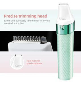 VGR 2IN1 Face+Electric Beaver Body для женщин для женщин, груминг, бородотворный триммер.