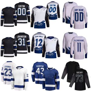 Hockey Youth Men Woman 12 Alex Barre-Boulet Jerseys 24/25 Alternate 43 Darren Raddysh 11 Luke Glendening 73 Conor Sheary 31 Jonas Johansson 23 Michael Eyssimont