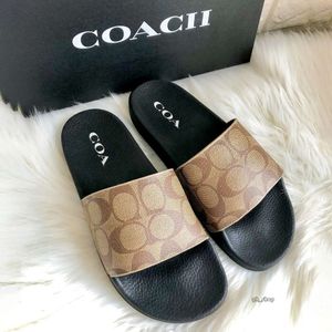 Coachly Shoes Woman Designer Slipper For Man Luxury Sandals Bloom Slide Sandale Beach Shoe Loafers Tazz Slippers Flower Sandal Flat Flip Flop Double Shoes 5143