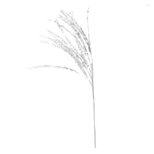 Dekorativa blommor Lätt att använda julgrantillbehör Glitter kvistprydnadsgrenar skapar en bländande skärm 20g vikt 55 cm längd