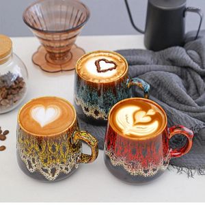 Coffee Pots 350ml/12oz Chinese Style Ceramic Cup Water Beverage Tea Anti-Scalding Party Valentine's Day Anniversary Gift