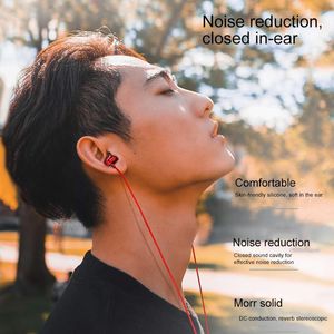 Universal 3.5mm Wired Headphones In-Ear Music Sports Stereo Earphones Noise Canceling Headphone Headset With Microphone