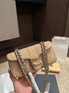New Fashion Handbag Classic Designer Bag Original Single Material Luxury Chain Bag Soft Glutinous Goddess Bag Details Craft Casual Shoulder Bag