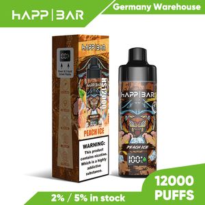 Öl Großhandel Custom Vaporizer leerer Kristall 12000 Puffs Bar Vape Factory Preis Einweg -Vape Vape Stift mit kostenloser Versand