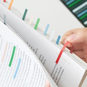 300 SHEETS Rainbow Color Index Pad Pad Wysłany kleja notatki papierowe naklejka notatnik Dodatka do zakładek Szkoła