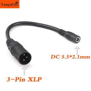 DC to RCA GX16 XLR IEC 3 Pin Connector Cable Adapter cable extended line for LED Strip CCTV Camera LED Strip Plug Max 2.5A