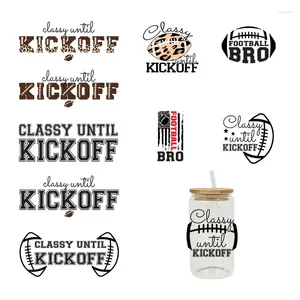 Window Stickers Sports Themed UV DTF Transfer Sticker For The 16oz Libbey Glasses Wraps Bottles Cup D808