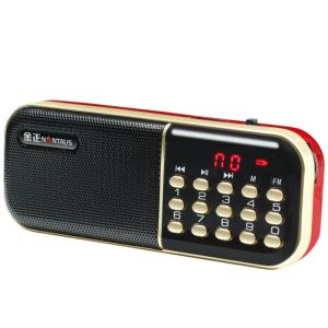 Radio Digital Key / Music Memory Play FM Radio Receiver Speaker Portable MP3 Format Player Supports TF Card / USB Flash Disk Player