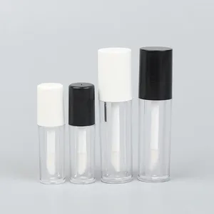 Garrafas de armazenamento 1ml tubos de brilho labial tubo de brilho labial embalagem líquido delineador rímel batom garrafa vazia recipientes cosméticos recarregáveis