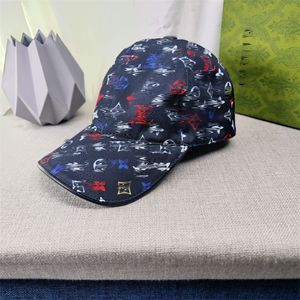 2024 Design Nuova Lettera Immagine animale Cappello da baseball Moda Versatile Sport e tempo libero Cappello da sole Cappello da sole da viaggio all'aperto Cappello regolabile in lingua d'anatraAS188