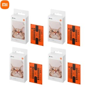 Контроль оригинал xiaomi Zink Pocket Printer Paper Self Adhesive Photo Print Leets для Xiaomi 3 -дюймового мини -карманного карманного принтера для подарков