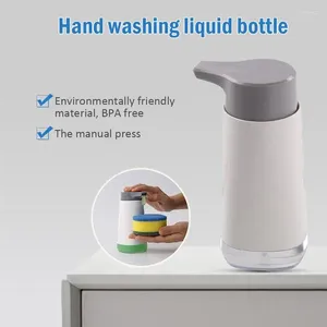 Liquid Soap Dispenser Kitchen Sink ABS AS BAMBRUMMANUAL PRESSFLASK FÖR HOMSKYDDA STÖRING