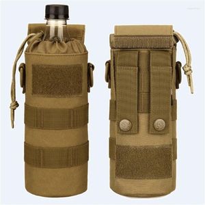 Duffel Bags Molle Tactical Rucksack 800d Oxford Military 500 ml kleine Wasserflasche Bag Outdoor Sport Radfahren Klettercampingarmee