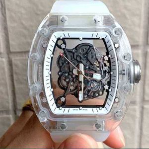 Luxury Mens Watch Richa M High Quality Watch Designer Automatisk mekanisk klocka Vattentät rostfritt stål Case Panchromatic Wrist Gummi Säljer U2RZ