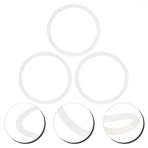 Dinnerware 3 Pcs Silicone Sealing Ring Lids Rings Gasket Wide Bottle Silica Gel Vacuum Cup Kit Jar Gaskets