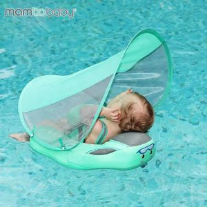 Mambobaby Baby Float Lying Swimming Rings Infant Waist Swim Ring Toddler Swim Trainer Non-inflatable Buoy Pool Accessories Toys 240323