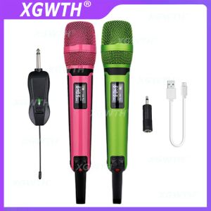 Högtalare UHF trådlöst mikrofonsystem handhållen dynamisk karaoke mic SKM9000 uppladdningsbar mottagare DJ ljudstudiohögtalareförstärkare