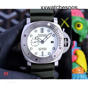 Men Sports Watch Panerais Luminor حركة الحركة التلقائية للحركة الياقوت حجم مرآة مستوردة