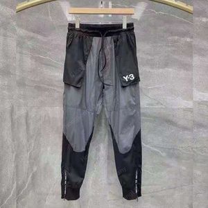 Pants Mens Designer Y3 Man luźne swobodne spodni z kieszonkowymi lekkimi spodniami Y-3 dla mężczyzn