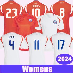 2024 تشيلي بيريز أليكسيس نساء لكرة القدم جيرسي المنتخب الوطني إيسلا إيشفيريا أوسوريو فارغاس المنزل بعيدا قمصان كرة القدم