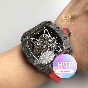 Designer Mens Watch Movement Automatic Luxury Luxury Mechanics Wrist Ed Carbo