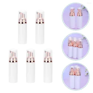 Storage Bottles 5 Pcs Care Mousse Sparkling Bottle Travel Lotion Container Empty Foaming Plastic Cleanser