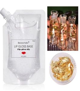 2g Imitation Gold Leaf Flakes Flakes for Lip Gloss DIY Decoration Silver Gold Foil Fragments Lipgloss Base Gel Oil Tools337g3703543