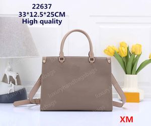 WYG Designers bag Women Black GM knurling shopping Bags 34cm PU Leather luxury Women's armpit bag Handbag Purse Tote Shoulder Bag Crossbody Clutch Female Men's wallet