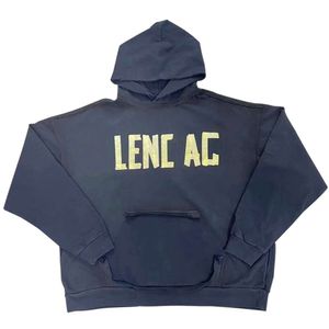 Erkek Tasarımcı Hoodie Balencigs Moda Hoodies Hoody Mens Sweaters Yüksek kaliteli doğru sürüm Güzellik kağıt sarı bant saf pamuk işletim