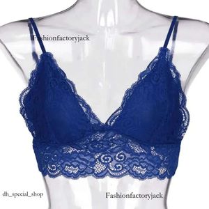 Intimo Bralette Donna Reggiseno senza fili in pizzo Lingerie Intimo sexy con scollo a V Indumenti da notte Taglie forti Gilet Crop 438