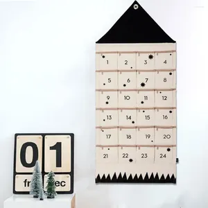 Storage Boxes Count Down Calendar With Seamless Nails Candies Biscuits Organizer Nonwovens Advent For Living Room Dormitory