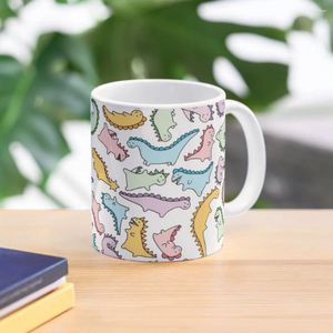 Tassen, süße Dino-Explosion, Kaffeetasse, Porzellan, personalisierte Geschenke, Tassen aus Keramik, thermisch