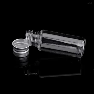 Storage Bottles 36 Pcs Container Test Tubes With Caps Flat Bottom Plastic Containers Candy Lids Small Liquid Bottle Clear