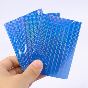 Sharkbang 50pcs/lot Holo Card Sleeves 65x90mm 61x88mm星ポストカードフィルム用の透明レーザー5デザインPhotocard Protector