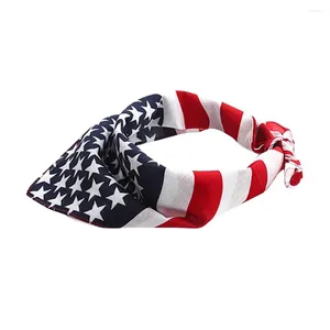 Hundhalsarhalsar Bib Pet American Flag Clothing Halsband Dekor Klä upp USA