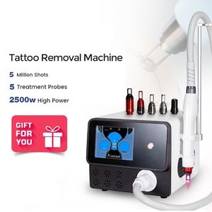 Professional Freckle Eyebrow Removal Portable Qswitch Q Switched NDYAG ND YAG LASER TATTOO Removal Machine för hemmabruk