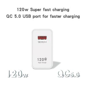 GAN USB Charger Phone Charger QC 5.0 4.0 3.0 Fast Charging Adapter For iPhone 14 13 12 Samsung Huawei Realme Chargeur