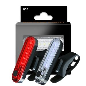 Luci modalità di illuminazione multipla coda bici luce impermeabile di equitazione a led USB ricaricabile in mountain bike coda cicla